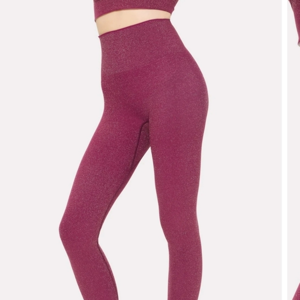 NWT Yitti nearly naked shaping luxe leggings & off the shoulder bodysuit - Picture 2 of 9
